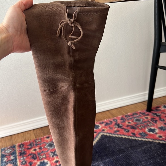 Stuart Weitzman suede over the knee boots - Picture 3 of 4